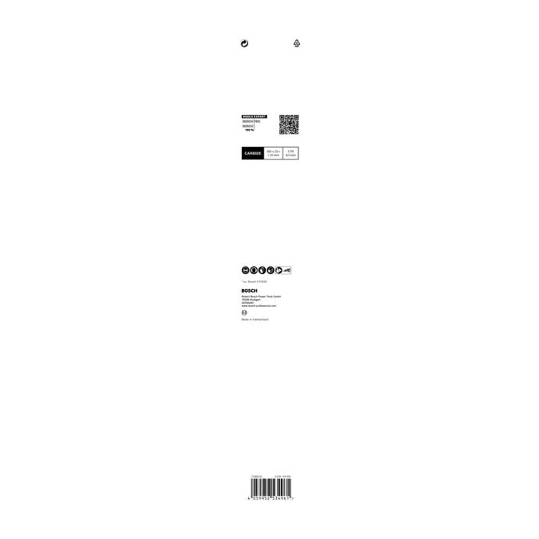Bosch EXPERT Tough Wood S 1242 KHM reciprozaagblad 1 stuk voor reciprozagen