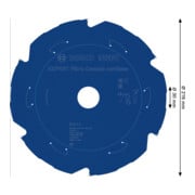 Bosch EXPERT vezelcement cirkelzaagblad, 216x2x30 mm, Z6-4