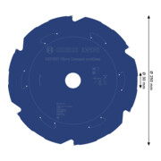 Bosch EXPERT vezelcement zaagblad, 250x2,2x30 mm, Z6-4