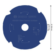 Bosch EXPERT vezelcementcirkelzaagblad, 190x1,8x30 mm, Z4-4