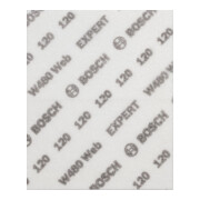 Bosch EXPERT W480 Feuille de ponçage à main 1/4, 115 x 140 mm, G120