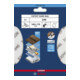 Bosch EXPERT W480 Feuille de ponçage à main 1/4, 115 x 140 mm, G240