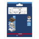 Bosch EXPERT W480 Feuille de ponçage main 1/4, 115 x 140 mm, G120