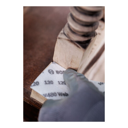 Bosch EXPERT W480 Feuille de ponçage main 1/4, 115 x 140 mm, G240
