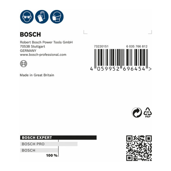 Bosch EXPERT W480 Web 1/4 Handschleifblatt, 115 x 140 mm, G120