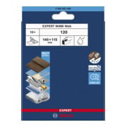 Bosch EXPERT W480 Web 1/4 Handschleifblatt, 115 x 140 mm, G120-2