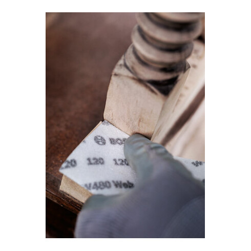 Bosch EXPERT W480 Web 1/4 Handschleifblatt, 115 x 140 mm, G120