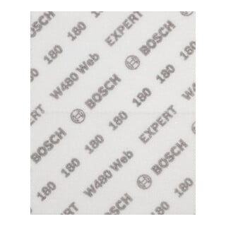 Bosch EXPERT W480 Web 1/4 Handschleifblatt, 115 x 140 mm, G180