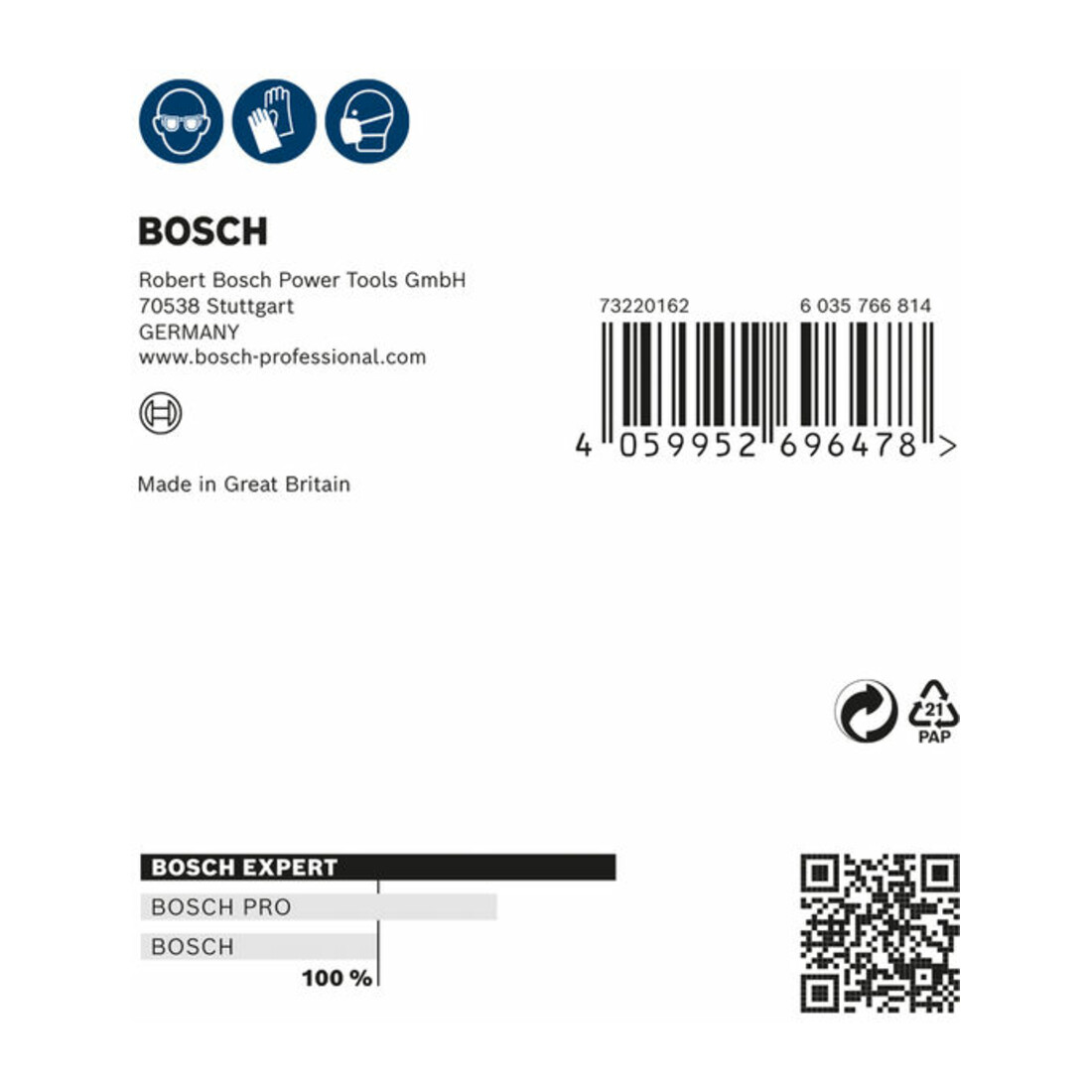 Bosch EXPERT W480 Web 1/4 Handschleifblatt, 115 x 140 mm, G240