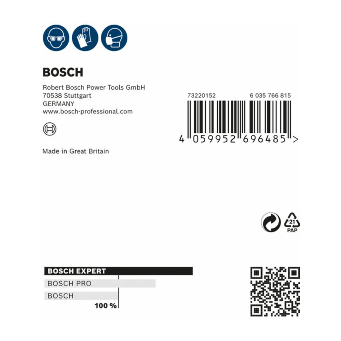 Bosch EXPERT W480 Web 1/4 Handschleifblatt, 115 x 140 mm, G320