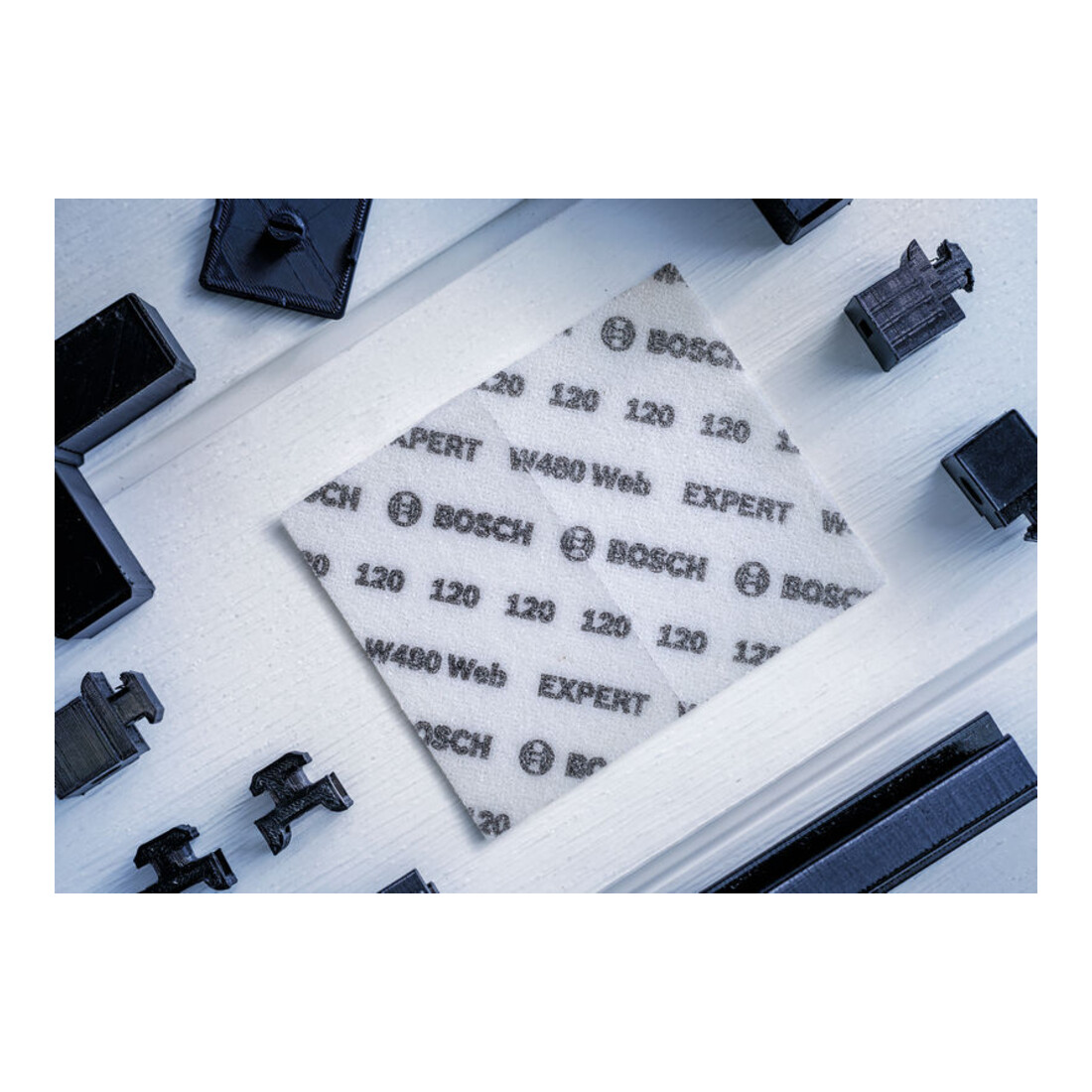 Bosch EXPERT W480 Web 1/4 Handschleifblatt, 115 x 140 mm, G320