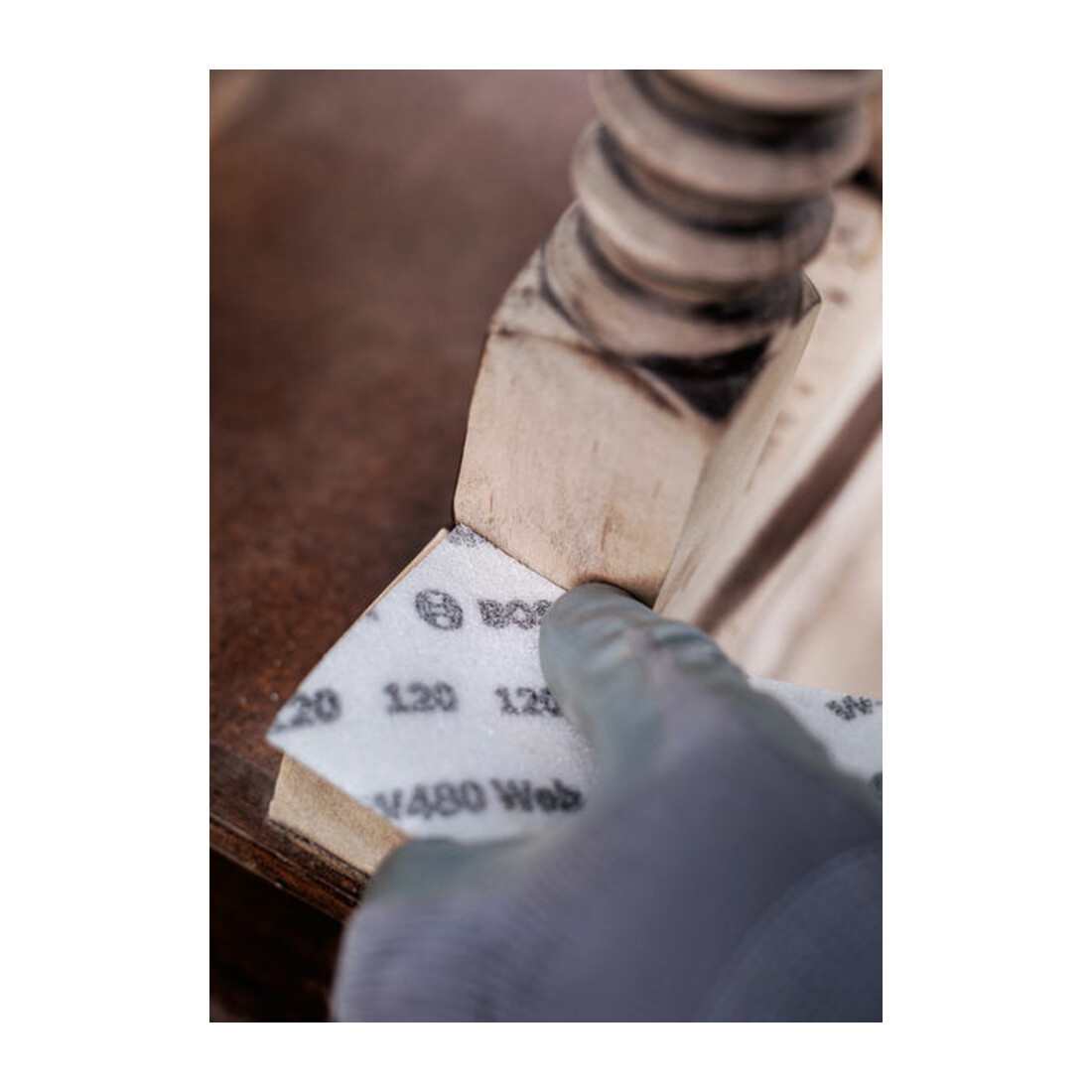 Bosch EXPERT W480 Web 1/4 Handschleifblatt, 115 x 140 mm, G320
