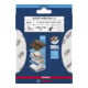 Bosch EXPERT W480 Web 1/4 Handschleifblatt-Set, 115x140 mm, G120/G180/G24/G320, 6-tlg.-2