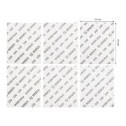 Bosch EXPERT W480 Web 1/4 Handschleifblatt-Set, 115x140 mm, G120/G180/G24/G320, 6-tlg.-4