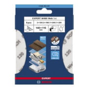 Bosch EXPERT W480 Web Set de 6 feuilles abrasives 115x140 mm, G120/G180/G24/G320, 1/4 main-2