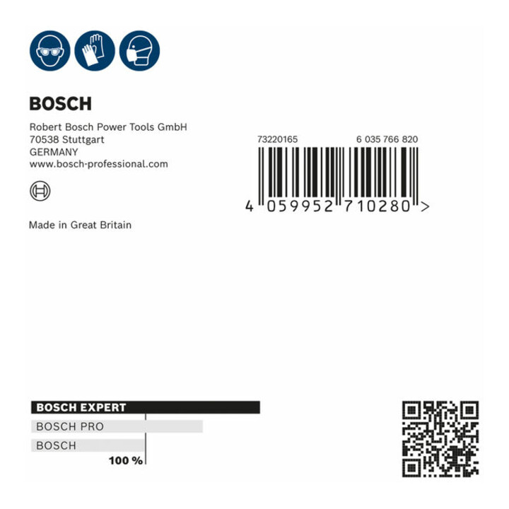 Bosch EXPERT W480 Web Set de 6 feuilles abrasives 115x140 mm, G120/G180/G24/G320, 1/4 main
