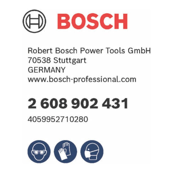 Bosch EXPERT W480 Web Set de 6 feuilles abrasives 115x140 mm, G120/G180/G24/G320, 1/4 main