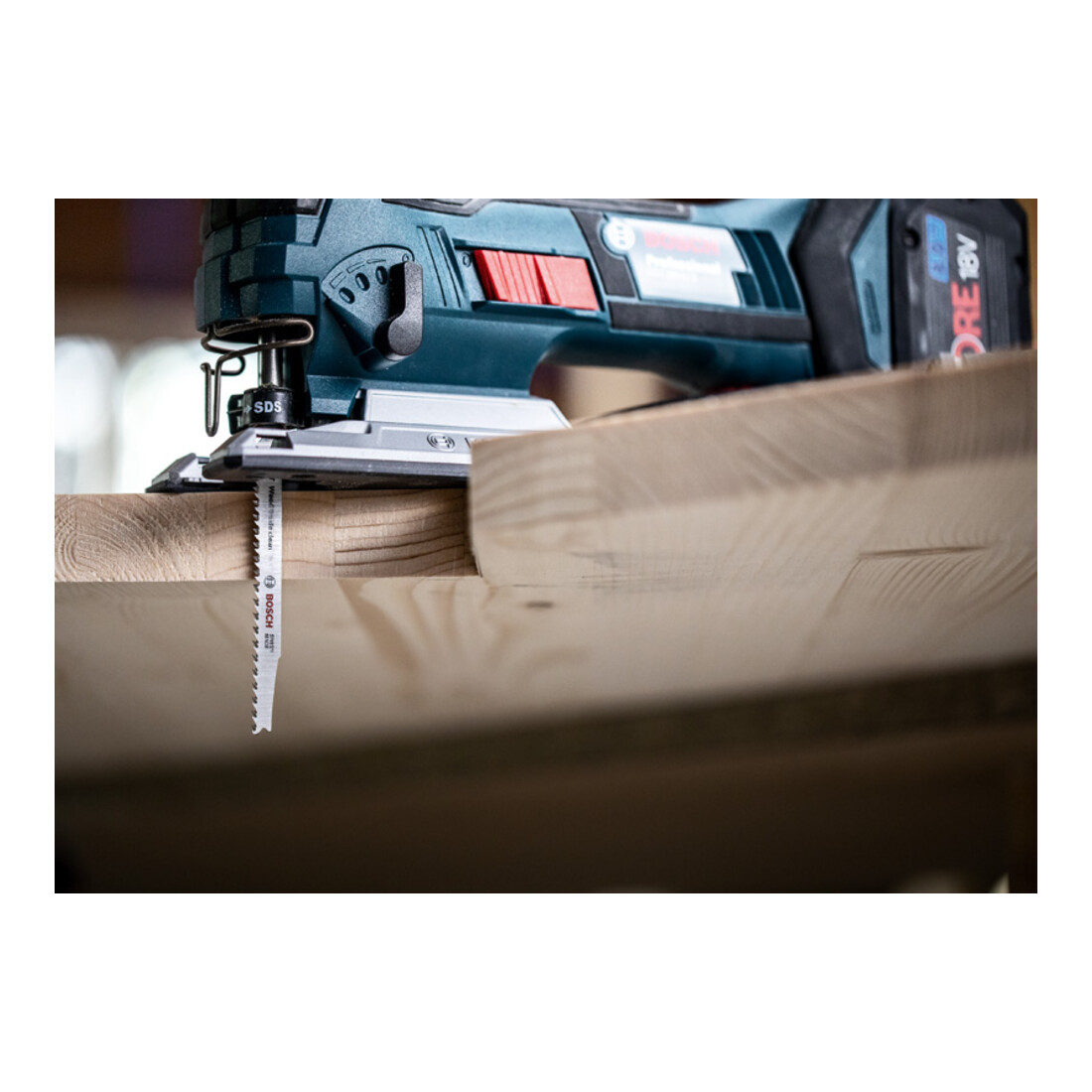 Bosch EXPERT Wood 2-side clean T 308 B, 117 mm, 2 Stück Für Stichsägen