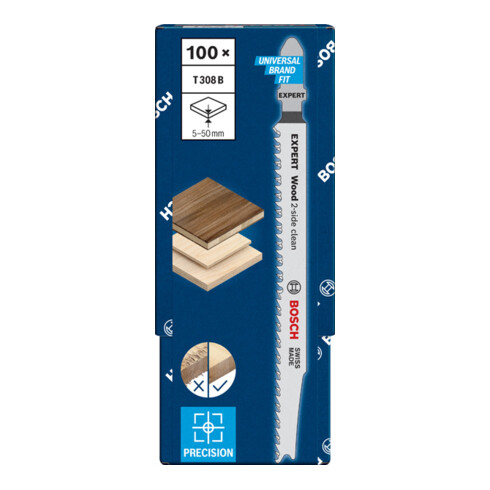 Bosch Expert ‘Wood 2-side clean’ T 308 B Stichsägeblatt