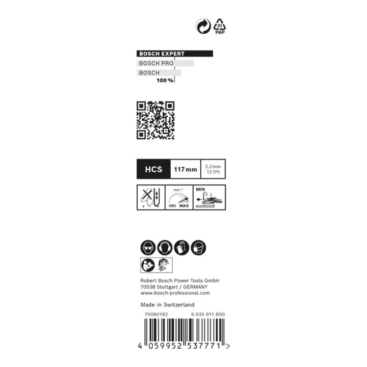 Bosch Expert ‘Wood 2-side clean’ T 308 B Stichsägeblatt