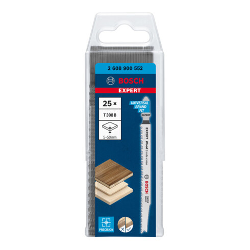 Bosch Expert ‘Wood 2-side clean’ T 308 B Stichsägeblatt