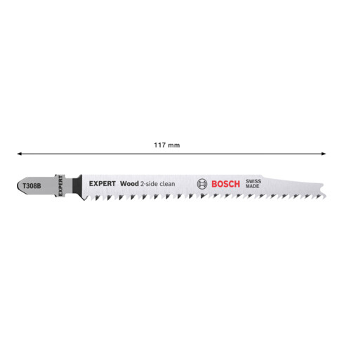 Bosch Expert ‘Wood 2-side clean’ T 308 B Stichsägeblatt