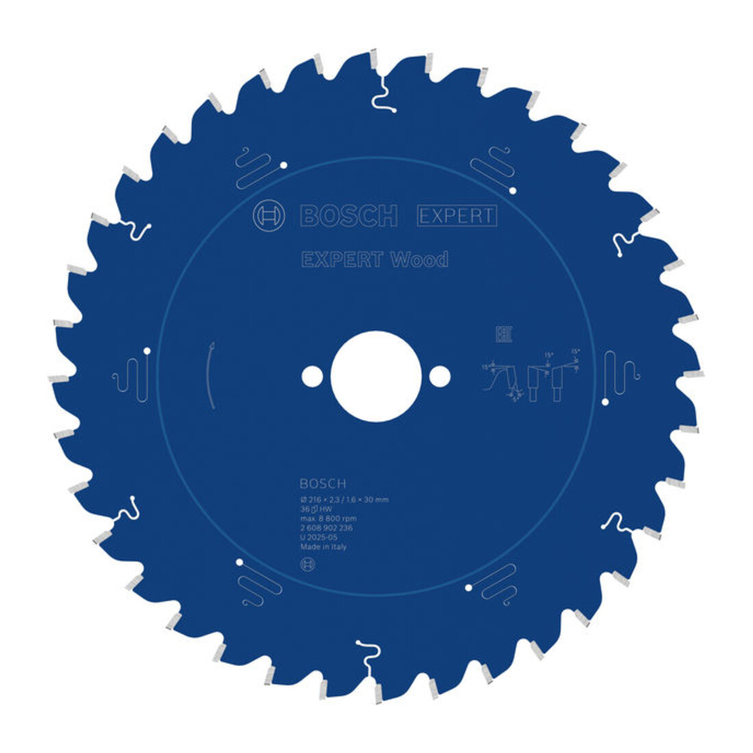 Bosch EXPERT Wood cirkelzaagblad, 216x30 mm, Z36