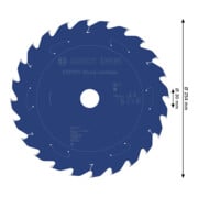Bosch EXPERT Wood cirkelzaagblad, 254x2,1x30 mm, Z24, tandhoek 25°-4