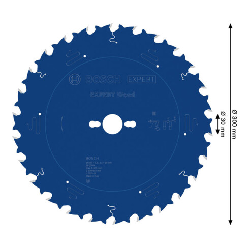 Bosch EXPERT Wood cirkelzaagblad, 300x30 mm, Z26