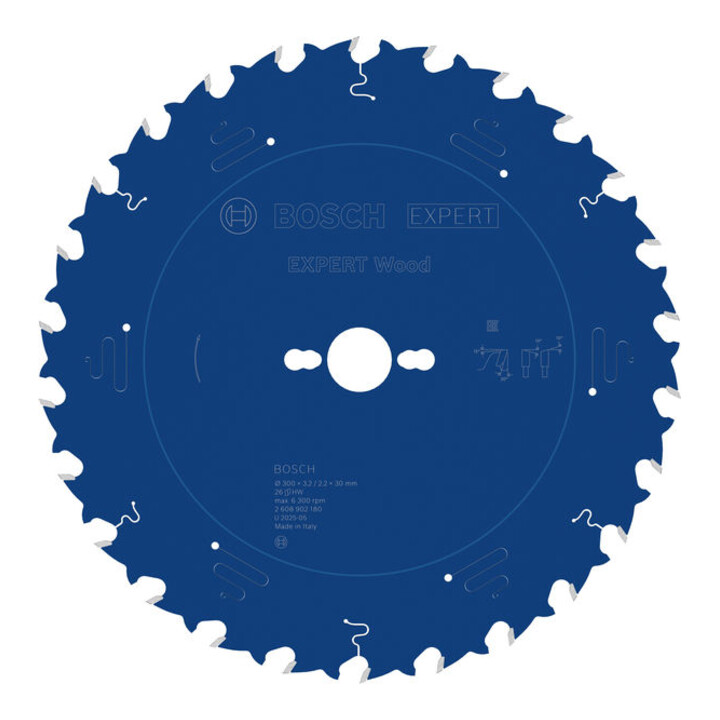 Bosch EXPERT Wood cirkelzaagblad, 300x30 mm, Z26