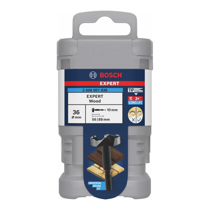 Bosch EXPERT Wood Forstnerbohrer, 36 mm, D10 mm