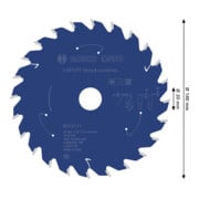 Bosch EXPERT Wood Kreissägeblatt, 140x1,8x20 mm, Z24 mit Reduzierring-4