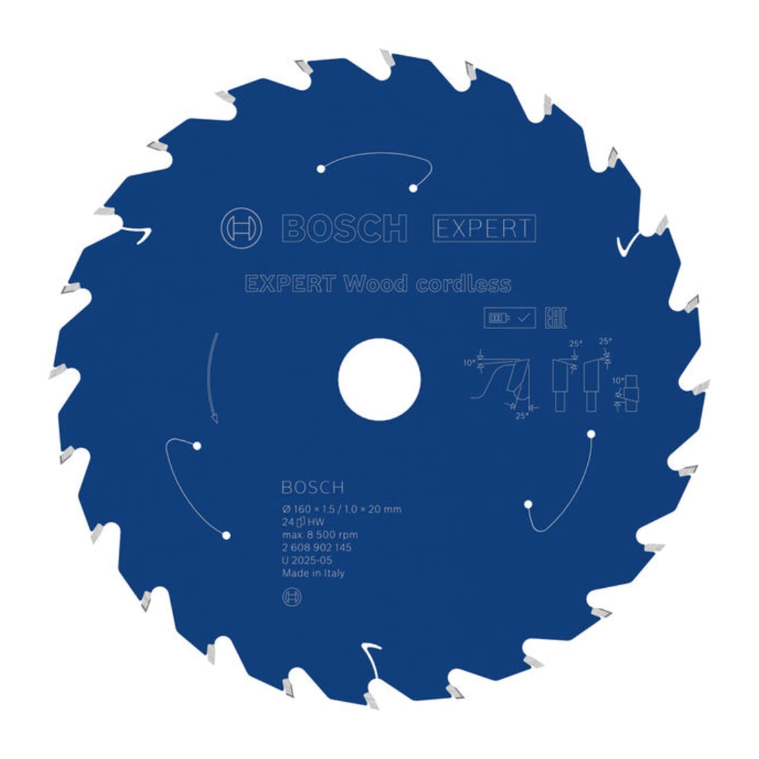 Bosch EXPERT Wood Kreissägeblatt, 160x1,45x20 mm, Z24