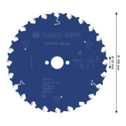 Bosch EXPERT Wood Kreissägeblatt, 160x1,8x20 mm, Z24-4