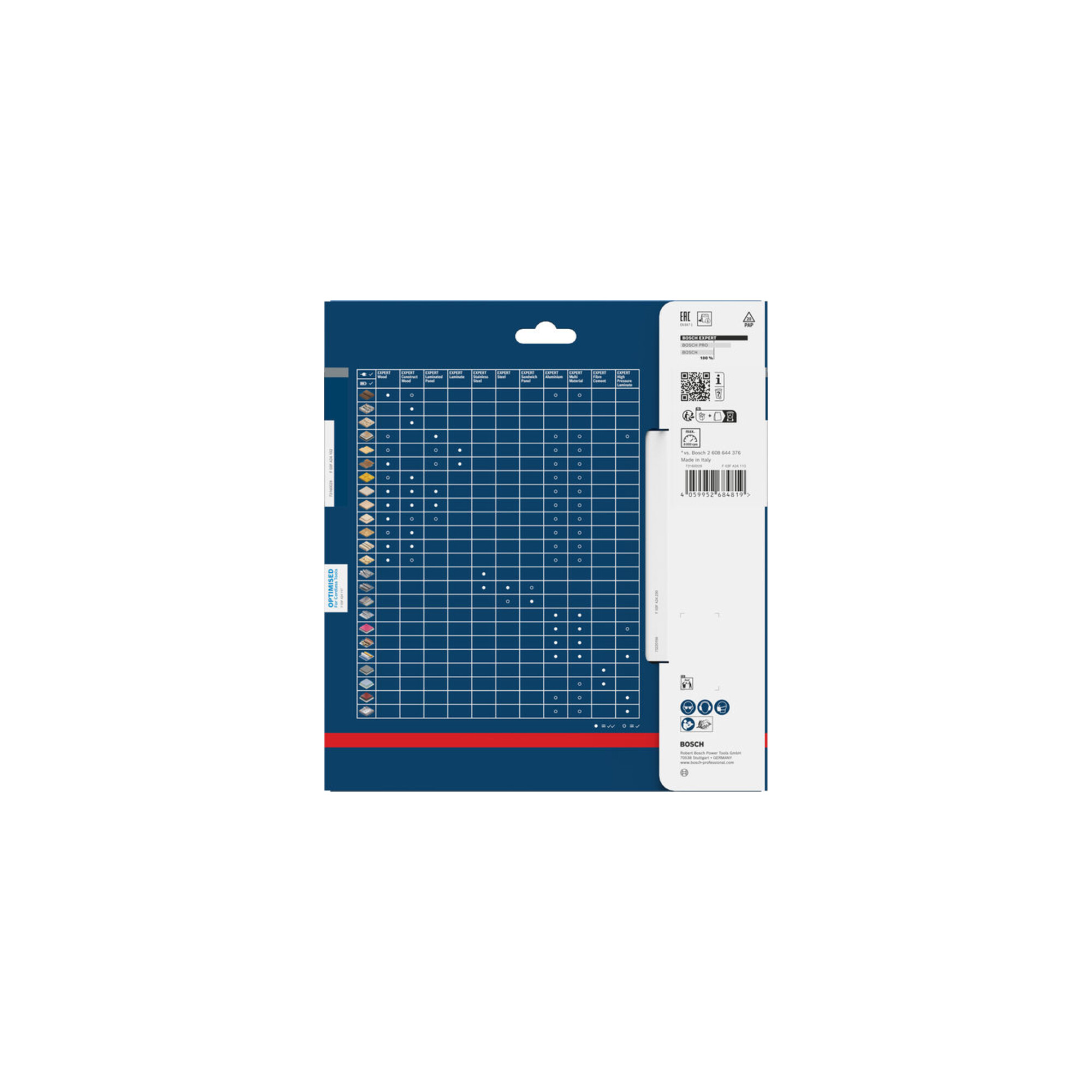 BOSCH EXPERT Wood Kreissägeblatt, 184x20 mm, Z48