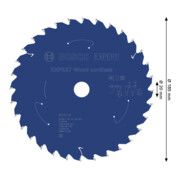 Bosch EXPERT Wood Kreissägeblatt, 185x1,8x20 mm, Z32-4