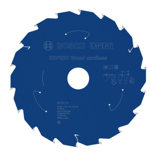Bosch EXPERT Wood Kreissägeblatt, 190x30 mm, Z18