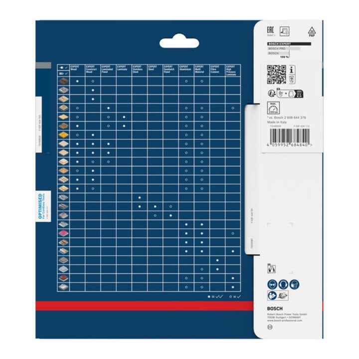 Bosch EXPERT Wood Kreissägeblatt, 190x30 mm, Z24