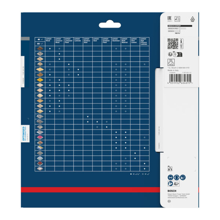 Bosch EXPERT Wood Kreissägeblatt, 216x1,7x30 mm, Z24, Zahnwinkel 5°