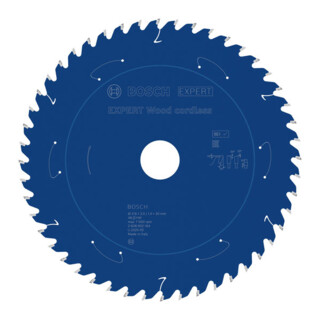 Bosch EXPERT Wood Kreissägeblatt, 216x1,7x30 mm, Z48, Spanwinkel 15°