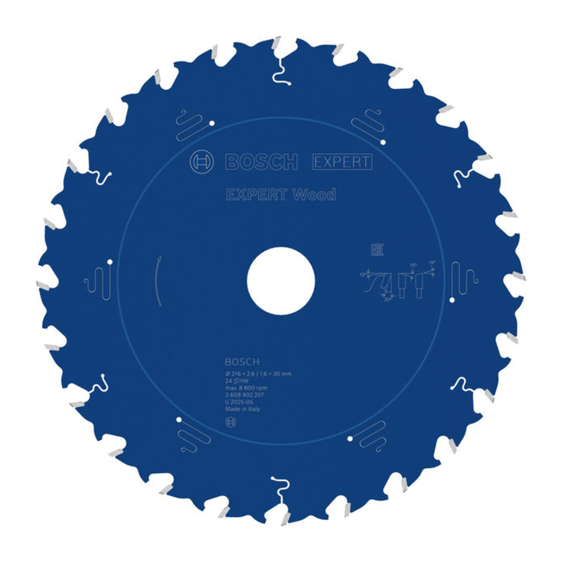 Bosch EXPERT Wood Kreissägeblatt, 216x30 mm, Z24