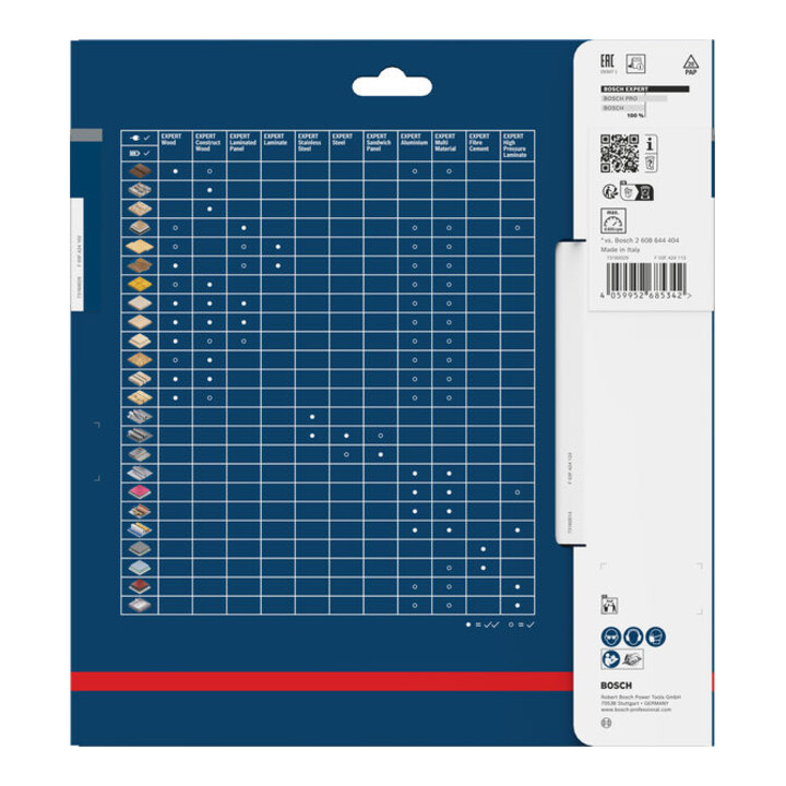 Bosch EXPERT Wood Kreissägeblatt, 216x30 mm, Z48