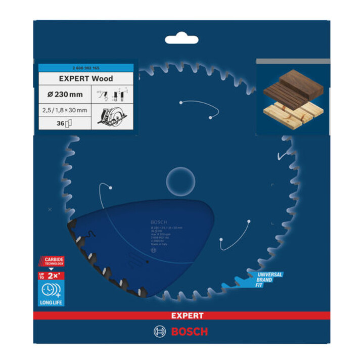 Bosch EXPERT Wood Kreissägeblatt, 230x30 mm, Z36