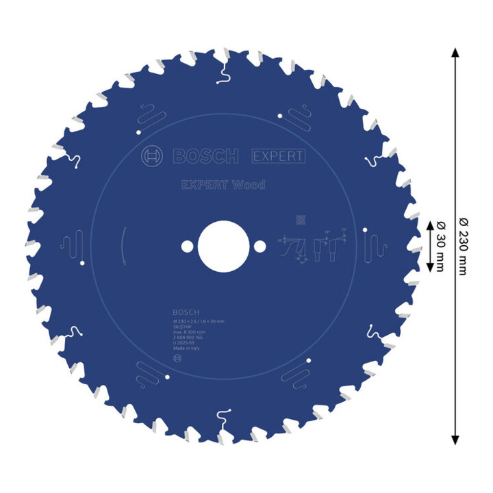 Bosch EXPERT Wood Kreissägeblatt, 230x30 mm, Z36