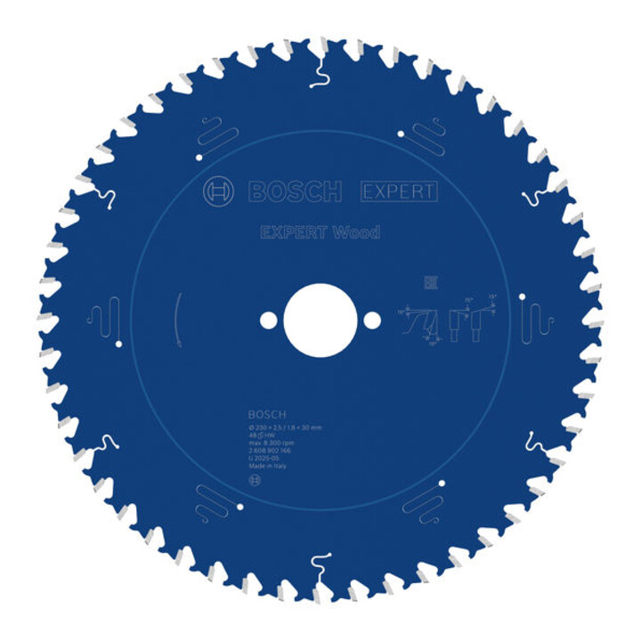 Bosch EXPERT Wood Kreissägeblatt, 230x30 mm, Z48