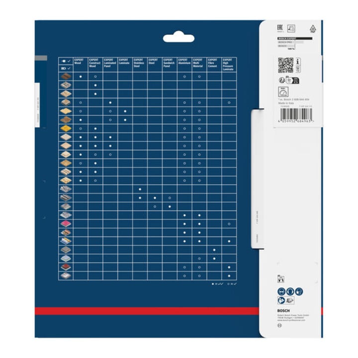 Bosch EXPERT Wood Kreissägeblatt, 250x3,2x30 mm, Z40