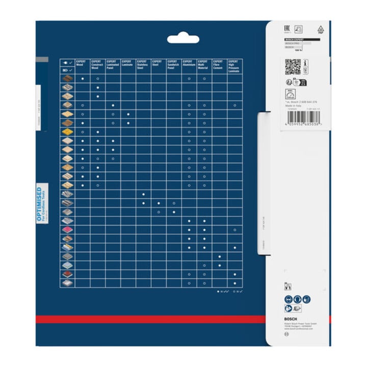 Bosch EXPERT Wood Kreissägeblatt, 254x2,1x30 mm, Z24, Zahnwinkel 25°