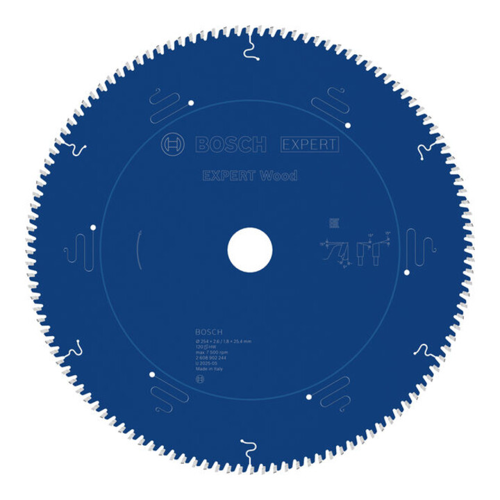 Bosch EXPERT Wood Kreissägeblatt, 254x25,4 mm, Z120