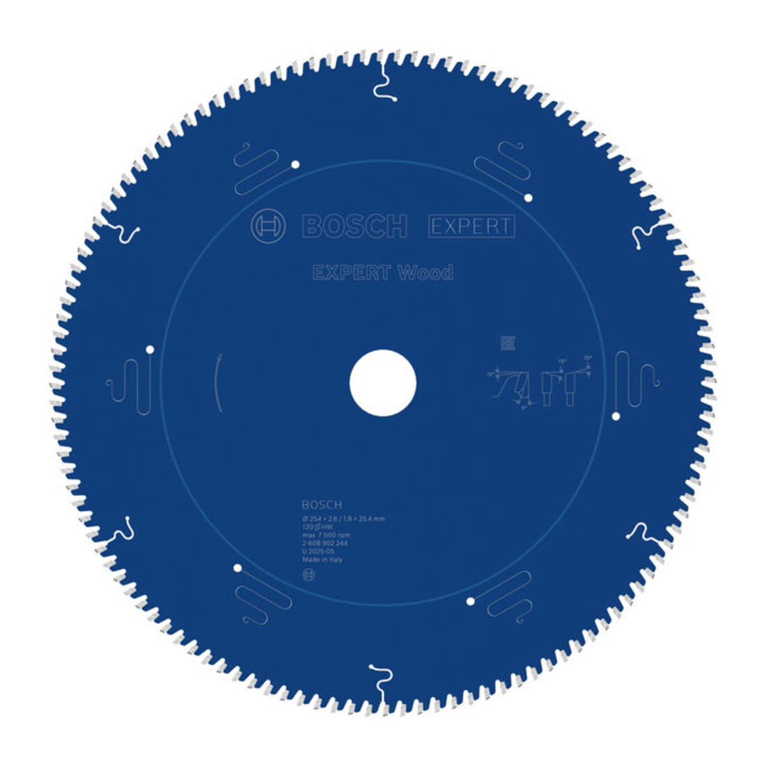Bosch EXPERT Wood Kreissägeblatt, 254x25,4 mm, Z120