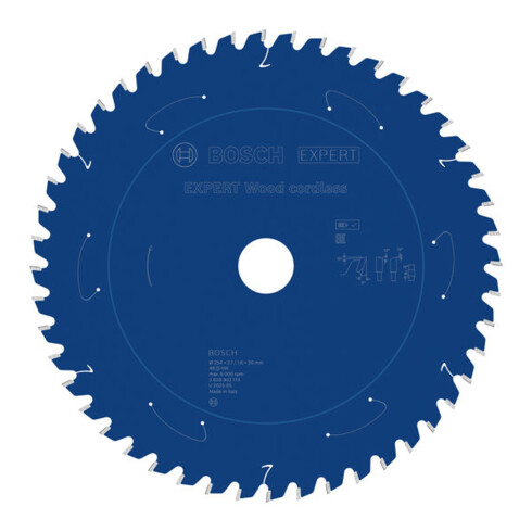 Bosch EXPERT Wood Kreissägeblatt, 254x30 mm, Z48